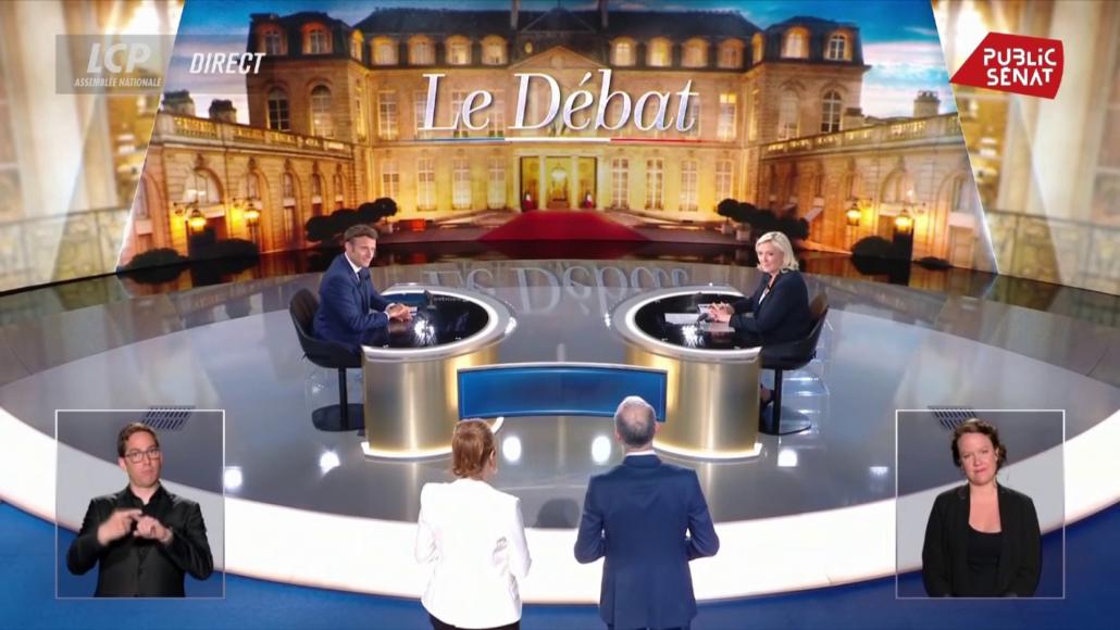 debat macron le pen 2022